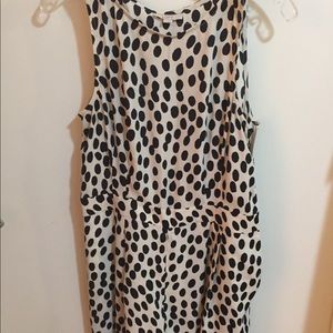 COPY - Blank and white print romper